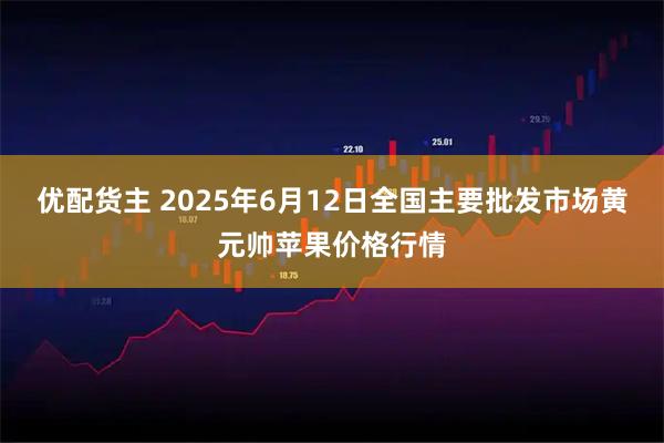 优配货主 2025年6月12日全国主要批发市场黄元帅苹果价格行情